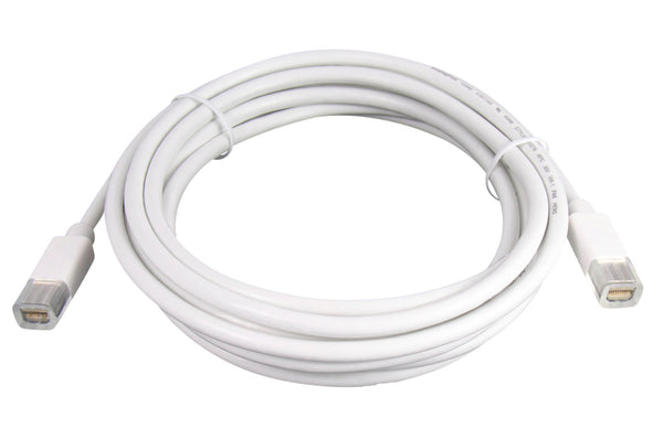 Dr. Bott Mini DisplayPort Cable (m-m), white, 3 m