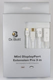 Dr. Bott Mini DisplayPort Extension Pro v2<br/>3 m extension cable set with USB